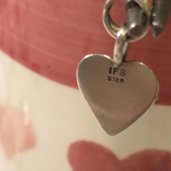 CHARM Heart SILVER .925 - Picture 3 of 7